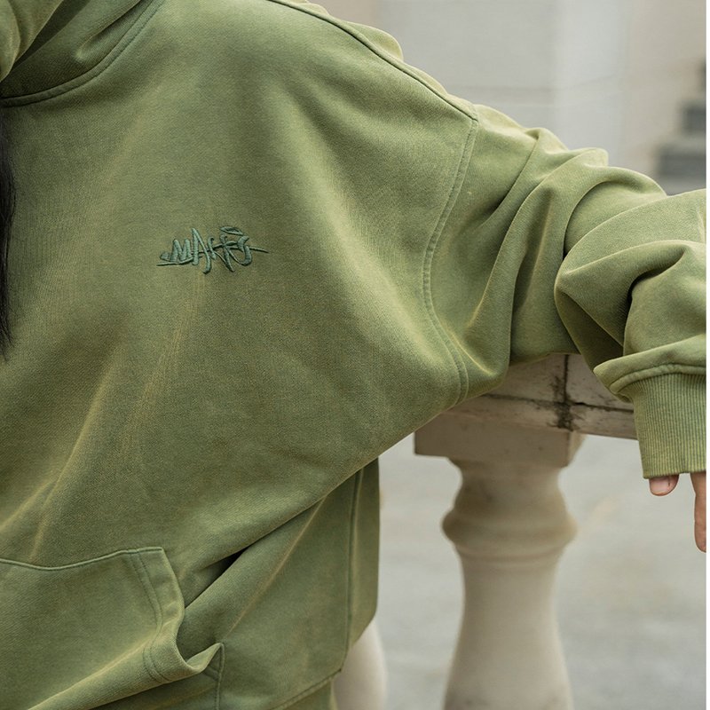 Custom men's hoodies sweatshirts vintage hoodie unisex streetwear heavyweight embroidery oversize hoodie