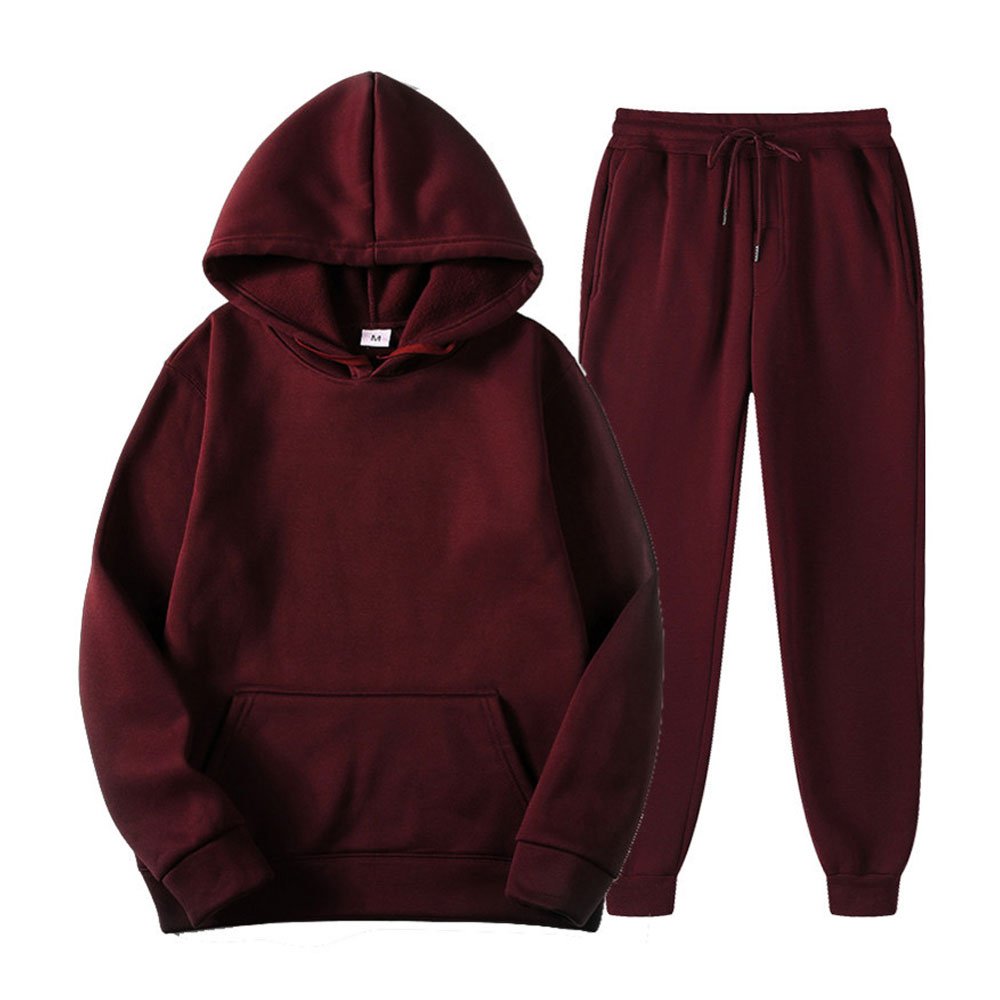 Autumn And Winter Fashion Brand Men Tracksuit New Men's Hoodies + Sweatpants Two Piece Suit Casual Sets