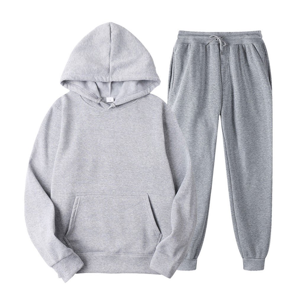 Autumn And Winter Fashion Brand Men Tracksuit New Men's Hoodies + Sweatpants Two Piece Suit Casual Sets