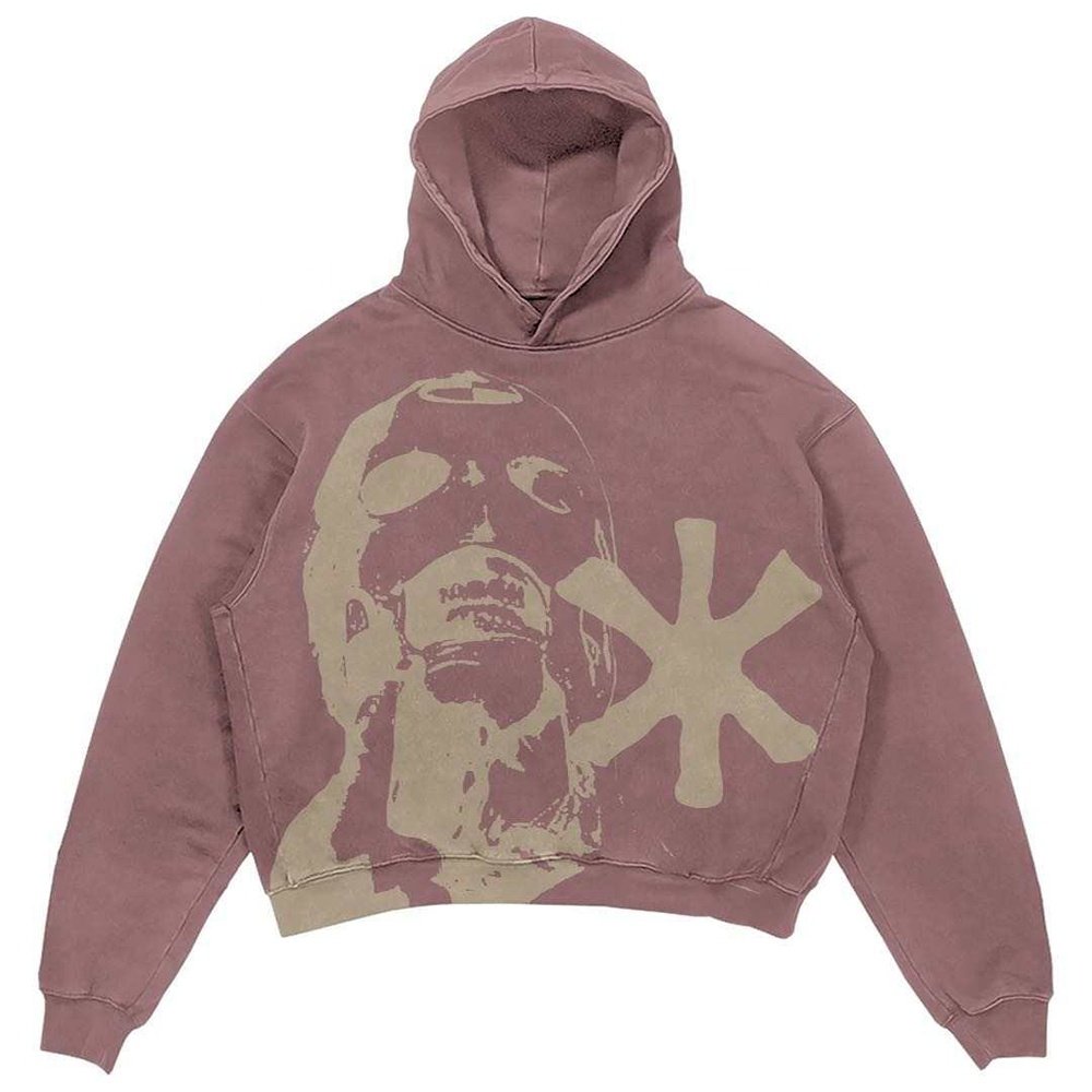 Streetwear Heavyweight Cotton Oversized Terry Hoodies Luxury Dtg Printing Sweatshirts Custom logo Stone Acid Wash Men's Hoodies