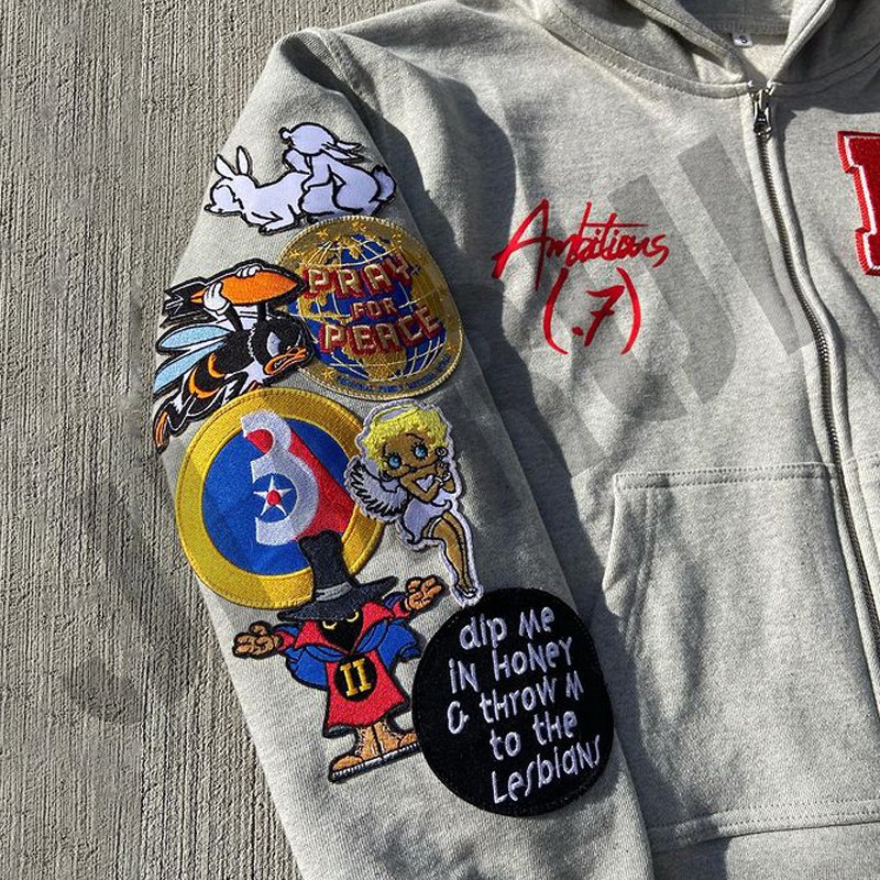 Manufacturer Tracksuit Sweatpants Sweatsuit Acid Washed French Terry Zip Up Dtg Printing Custom Vintage Wash Men's Hoodies Set