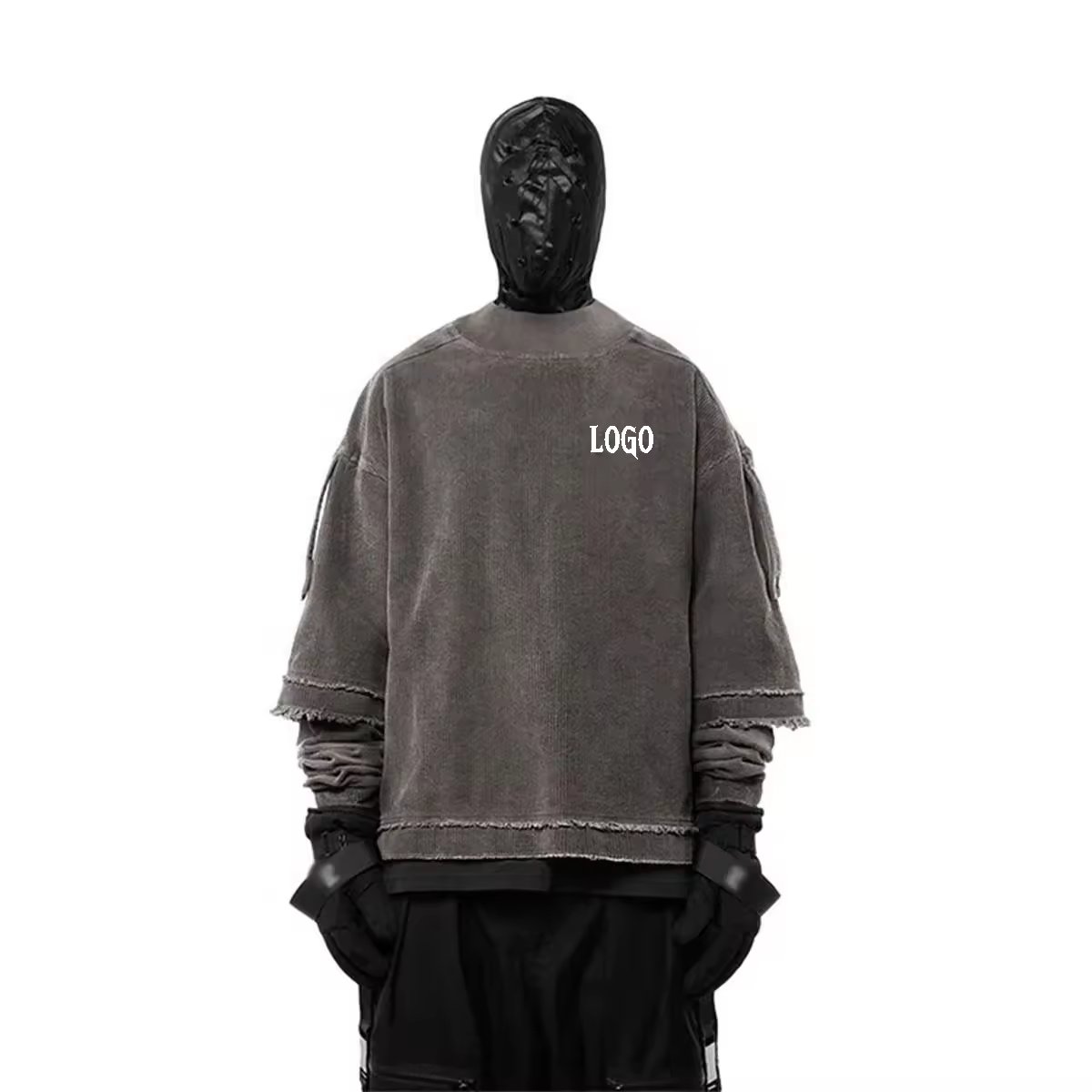 Men's High Quality Hoodies Vintage Pullover Distressed Washed Hoodie Men's Hoodies & Sweatshirts