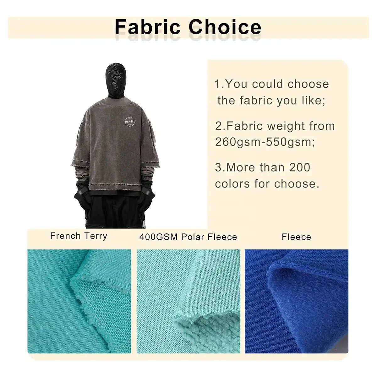 Men's High Quality Hoodies Vintage Pullover Distressed Washed Hoodie Men's Hoodies & Sweatshirts