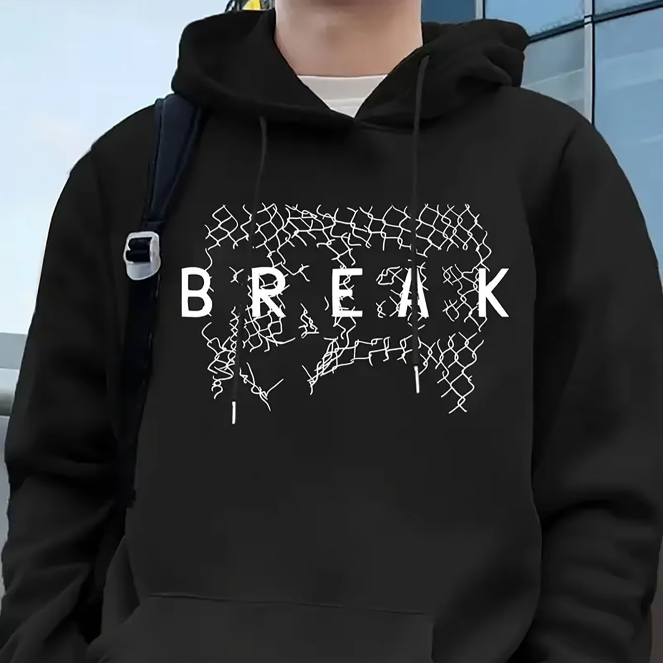 Men's Hoodies Unisex Youth Fashion Letter Pattern Hoodies and Sweatshirts Spring and Autumn Sweatshirts for Men