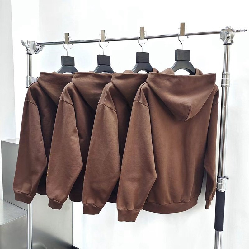 Wholesale High Quality Heavyweight Streetwear Cotton 420G Oversized Puff Print Customize Fleece OG Web Men's Hoodies&Sweatshirts