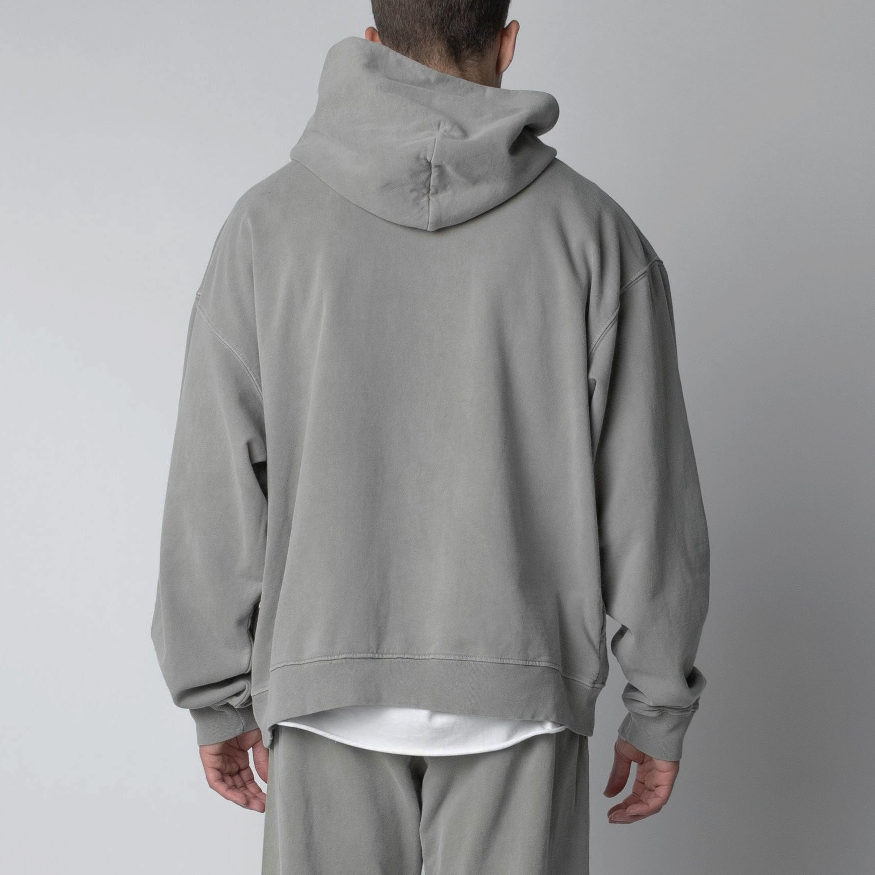 Side Hidden Pockets No String Unisex Sweatshirt boxy hoodie men manufacturers acid wash men's hoodies sweatshirts custom logo