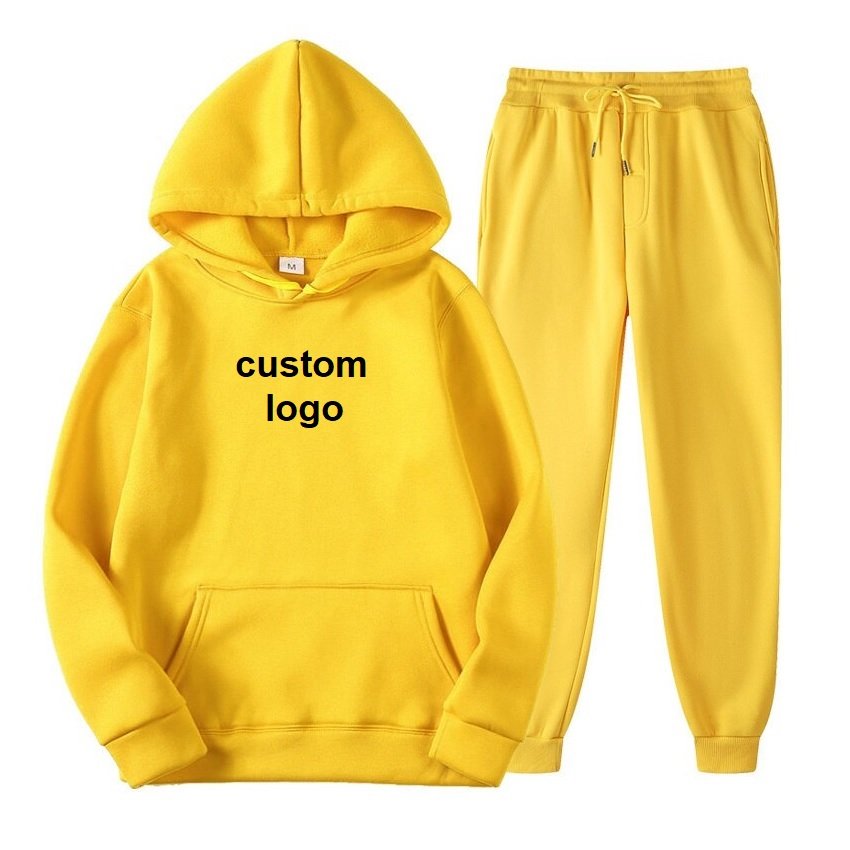 New arrival Custom Fitness Mens Pullover Jacket Gym Pant Jogging Men Tracksuit sweatshirts Men's Hoodies Set