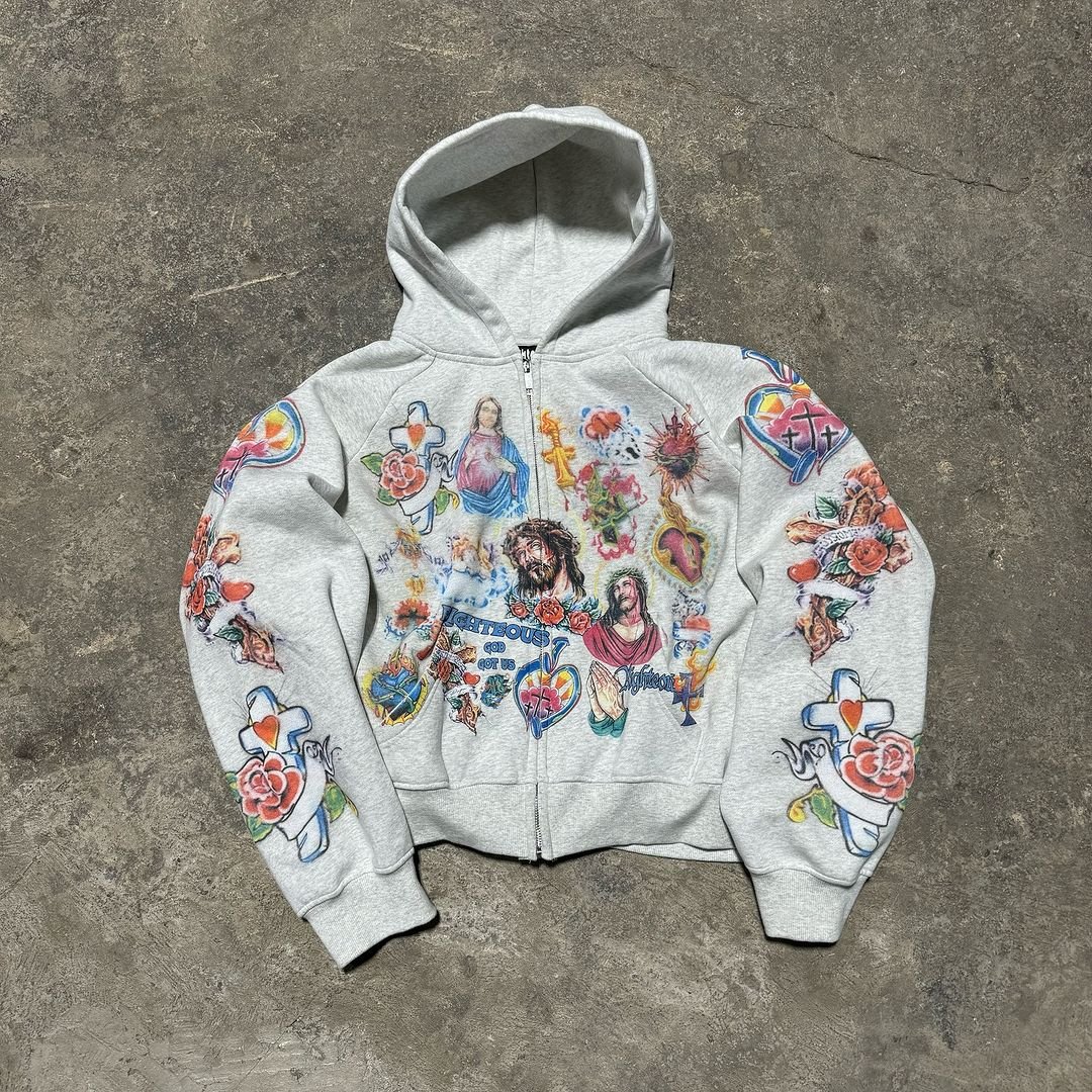 Custom High Quality Cotton Heavy Fashion Men's Pullover Quarter Zip up Short Hoodie French terry boxy crop hoodie