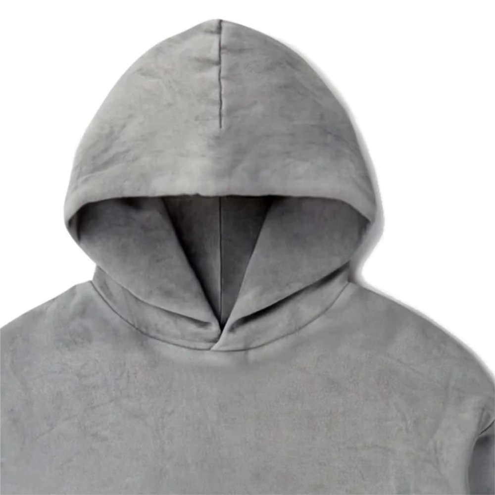 Streetwear Custom Distressed Acid Washed Sweatshirts No String 100% Cotton Oversized Men's Hoodies & Sweatshirts