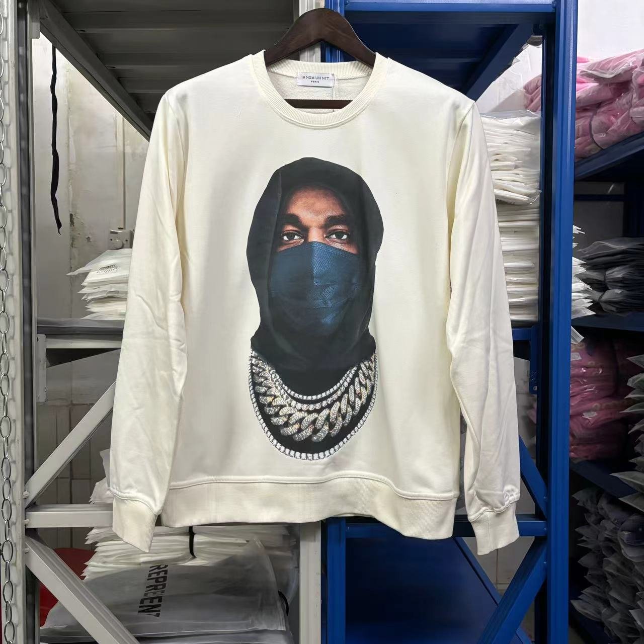 Luxury Branded Clothes High Quality 100% Cotton Pullover Streetwear IH NOM UH NIT Men's Hoodies & Sweatshirts