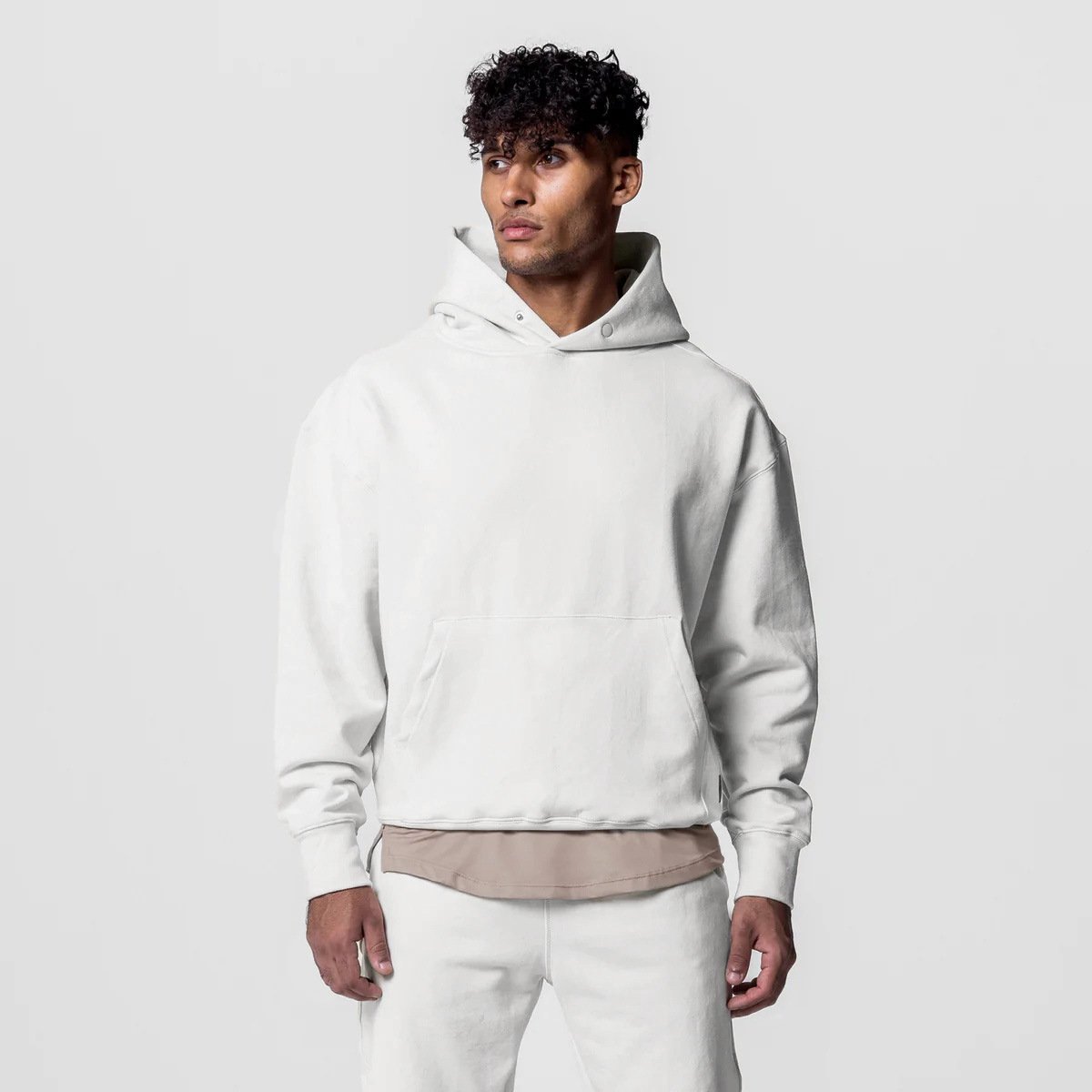 2023 New Cotton Casual Sweatpants and Hoodie Set Loose Plus Size Street Wear Joggers Set Hip Hop Fashion Sweatsuit Man