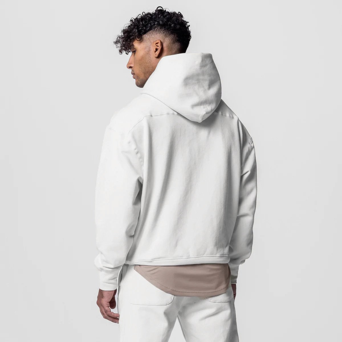 2023 New Cotton Casual Sweatpants and Hoodie Set Loose Plus Size Street Wear Joggers Set Hip Hop Fashion Sweatsuit Man