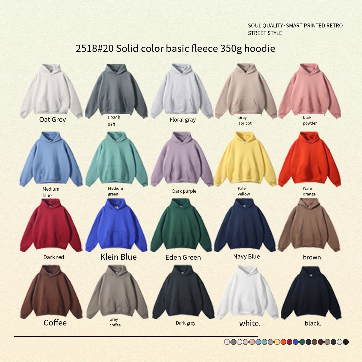 High Quality Wholesale Unisex Streetwear Men's Hoodies Pullover Custom Hoodies Embroidery Logo Oversized Hoodies