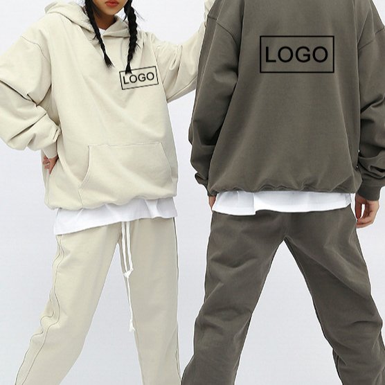 Customized 100% Cotton Mens Pullover Oversize Embossed Hoodies Unisex Men Tracksuit Men's Hoodies