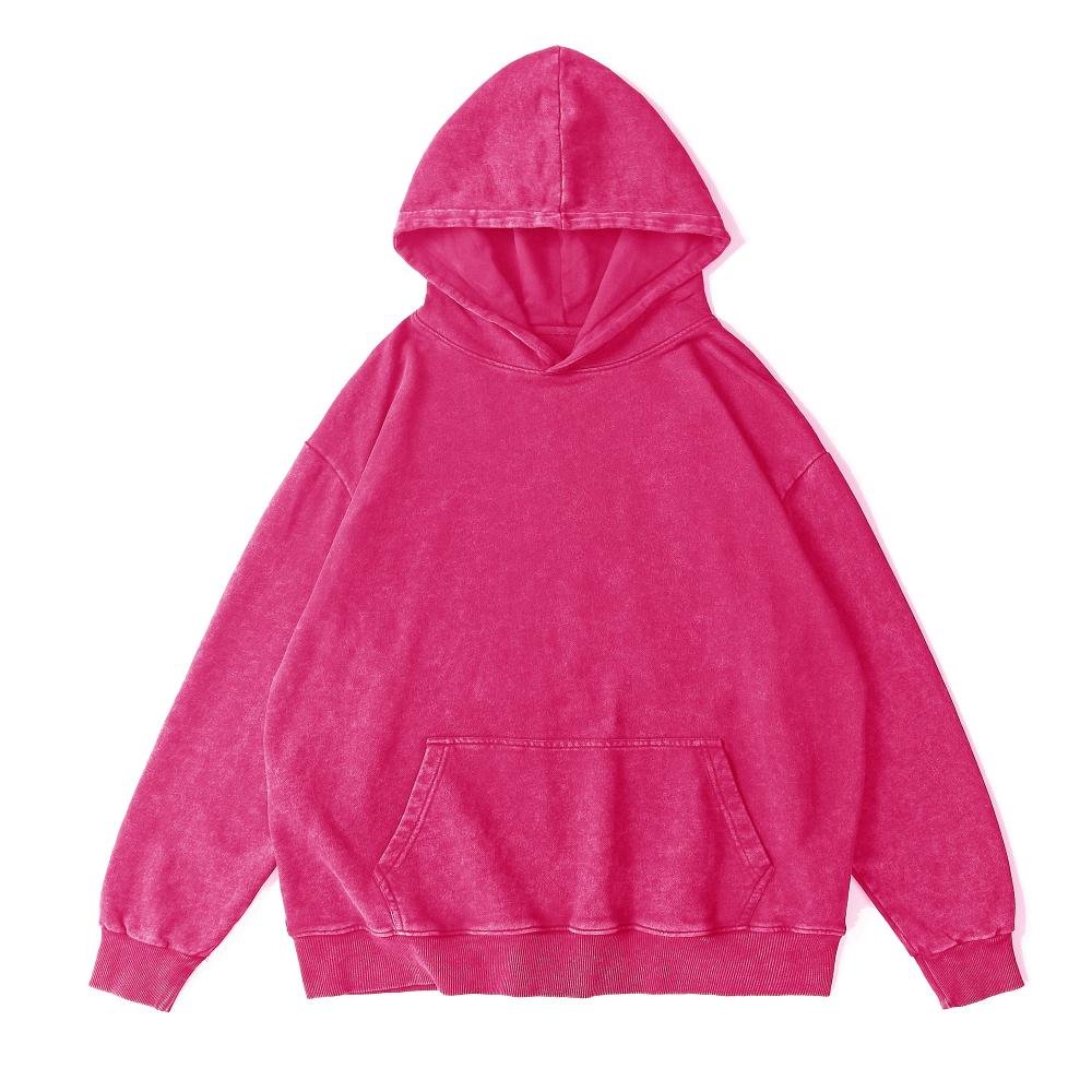 2024 Hot Selling Pure Cotton Acid Washed Hoodies Custom Logo Graphic Men's Hoodies Casual Outdoor Sports Plus Size Men's Hoodies