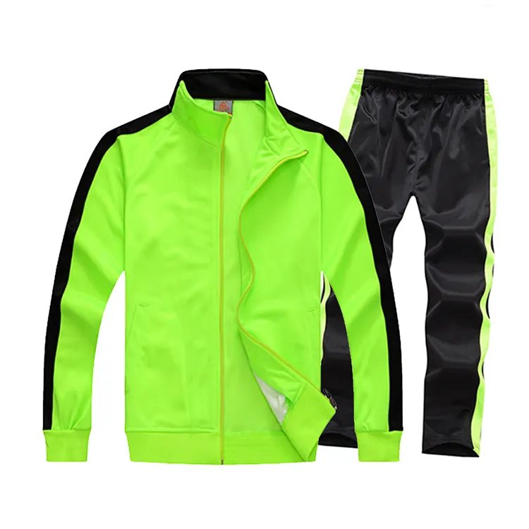 Hot selling new Custom logo sportswear Blank Parachute Track Suit, Sports Track Suit