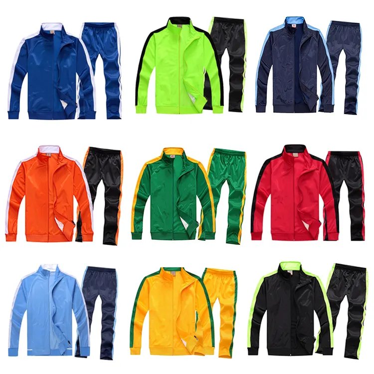 Hot selling new Custom logo sportswear Blank Parachute Track Suit, Sports Track Suit
