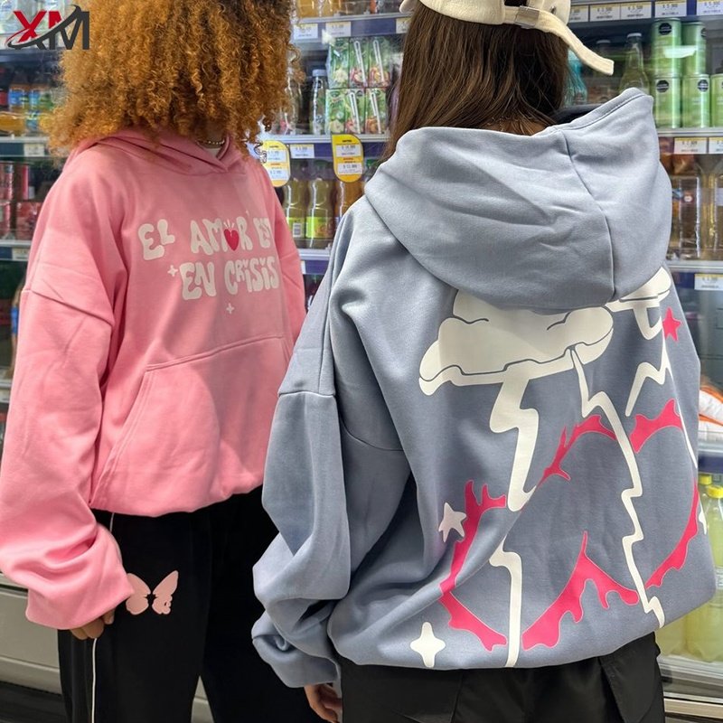 Hot Sell Unisex Cotton Sublimation Men Printing Sweatshirt Embroidery Custom Logo Pullover High Quality Hoodie