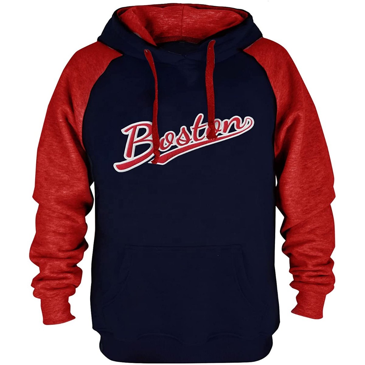 MS Men's Baseball Team Embroidery Drawstring Hooded Sweatshirt Casual Korean Style Hoodies