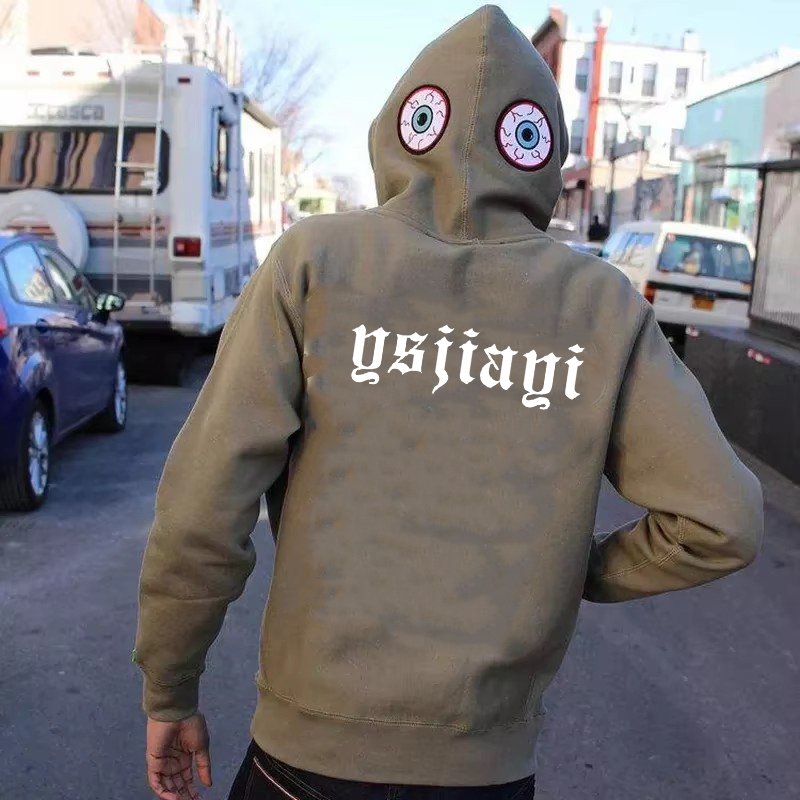 Private label sweatshirt custom oversized pullover print casual men's pullover streetwear french terry cotton hoodie