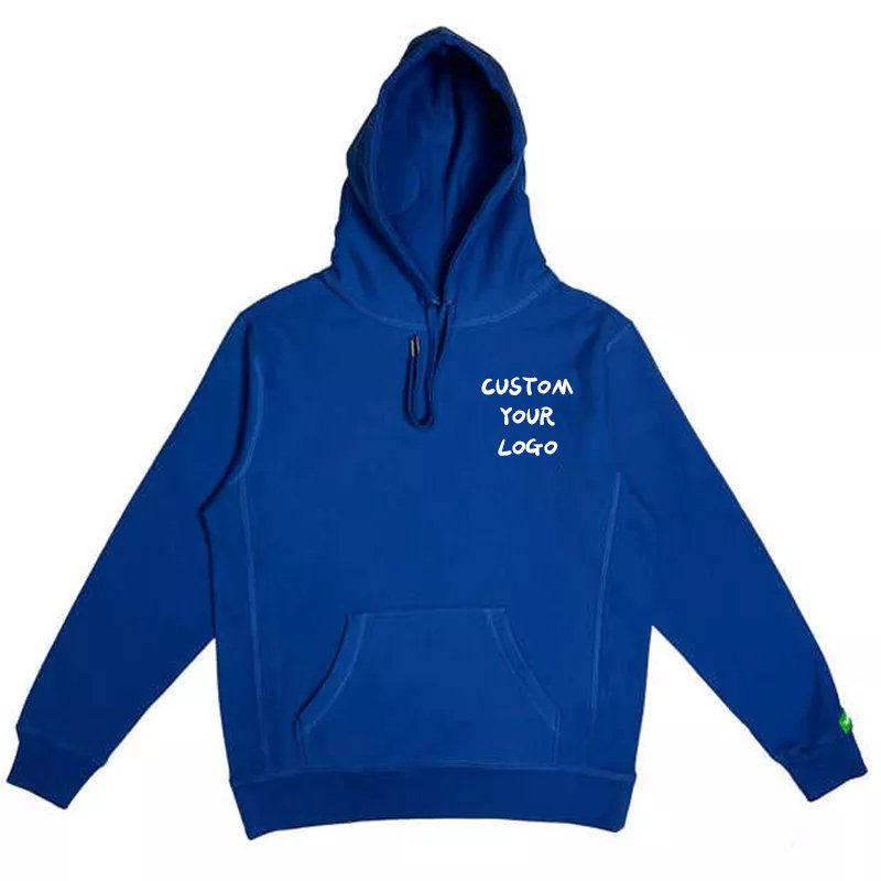 Private label sweatshirt custom oversized pullover print casual men's pullover streetwear french terry cotton hoodie