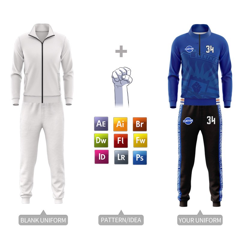 Wholesale velour tracksuit High Quality Soccer Tracksuits Comfortable Training Soccer Uniform Half Zip tracksuits for women