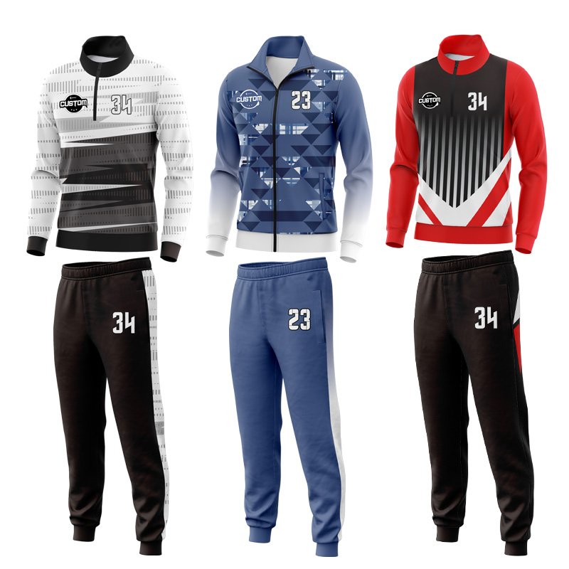 Wholesale velour tracksuit High Quality Soccer Tracksuits Comfortable Training Soccer Uniform Half Zip tracksuits for women