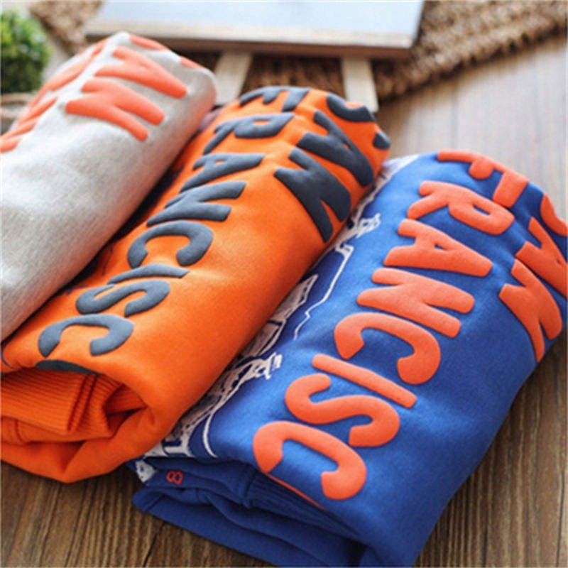 Top Design High Quality Heavy Weight Thick Puff Printing Hoodies Cotton Fabric Stylish Puff Printing Hoodies For Men