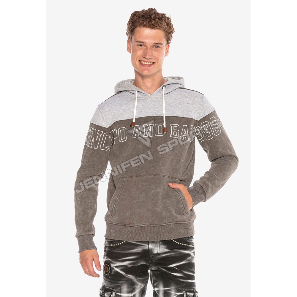 OEM Custom Logo Winter Acid Washed Twin Color Hoodie 100% Cotton Plain Hooded Unisex Pullover Unlined Hoodie