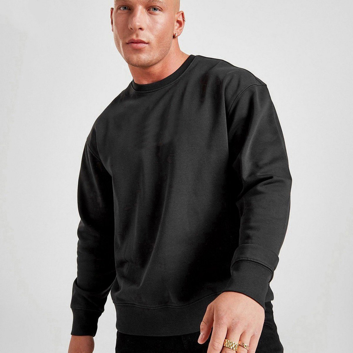 Powerblend 400 GSM Fleece Hoodie Sweatshirt for Men Streetwear Sweatshirt with Custom Color Print Embroidery Logo Cropped Sizes
