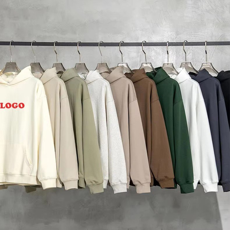 Customized Logo Blank High Quality Hoodie Unisex Men's Women's Thick Oversized Cotton Men's Hoodie
