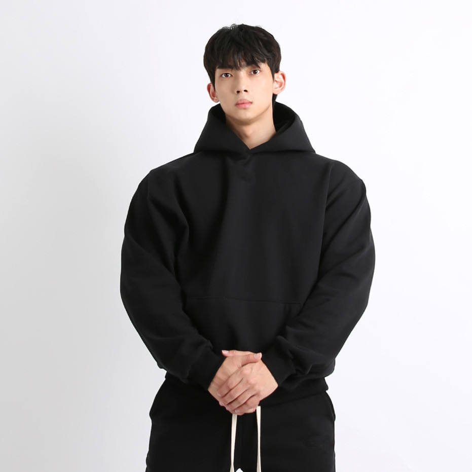 Fashion Custom logo Oversized Plain Pullover Cotton polyester men's hoodies sweatshirts pullover blank hoodie