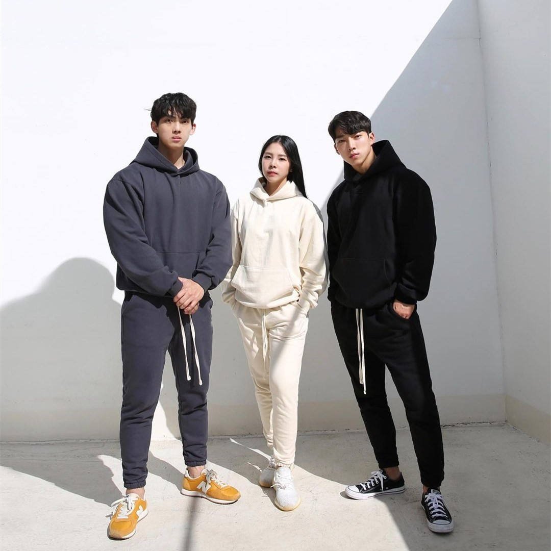 Fashion Custom logo Oversized Plain Pullover Cotton polyester men's hoodies sweatshirts pullover blank hoodie