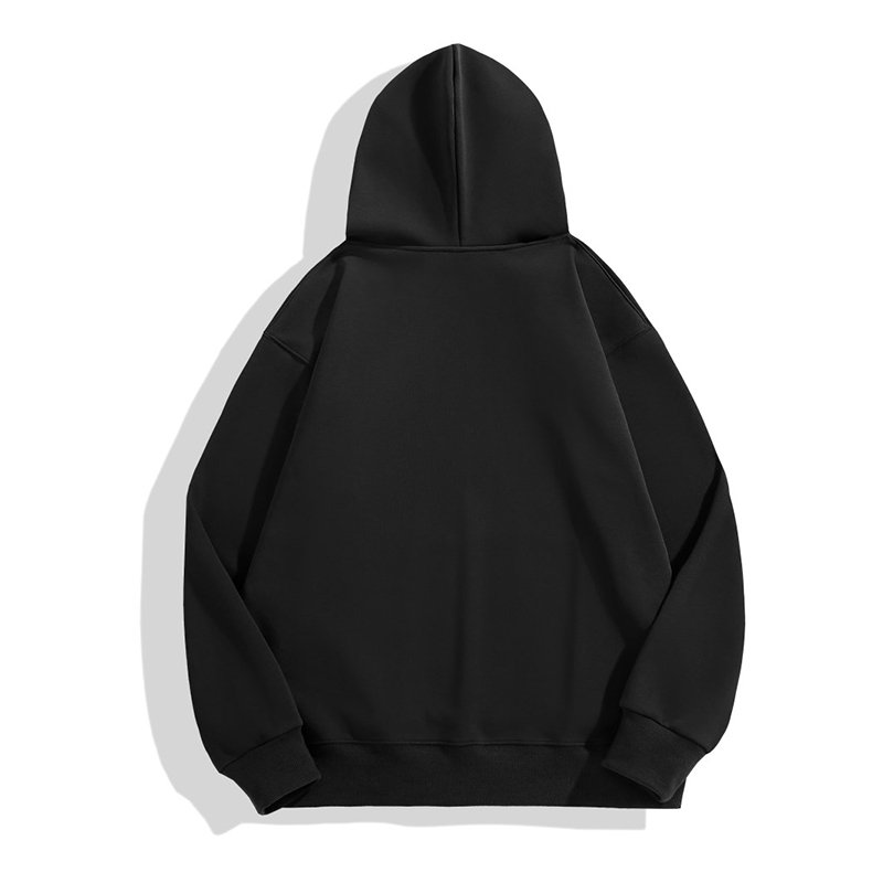 Fleece Cotton 500 GSM Pullover Men Custom Embroidery Gym Hoodies