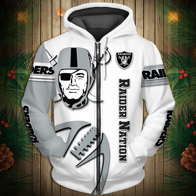 2024 wholesale American football team hoodies polyester daily casual wearing zip up white color hoodies sweaters