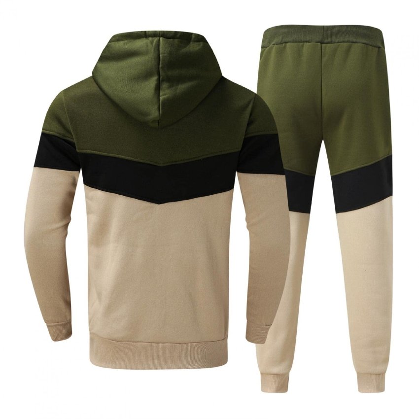 Custom Men's Cotton Polyester Hooded Pullover Jogging Tracksuit Summer Casual Print Design Woven Weave