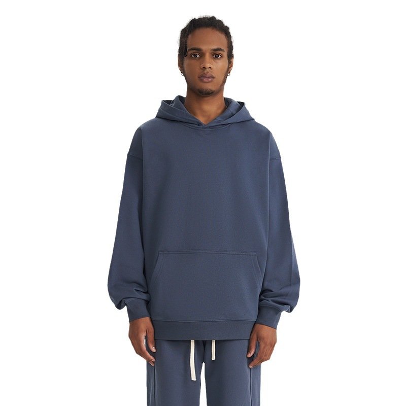 Long Sleeve Hoodies Custom Logo Men's Essentials Pullover French Terry Hoodies Men High Quality 500gsm