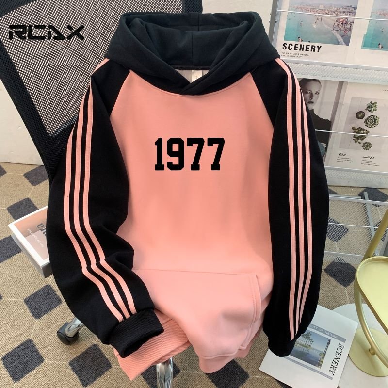 Custom designer micro-label men's hoodie with color striped shoulder loose casual thick plus fleece jumper sports hoodie