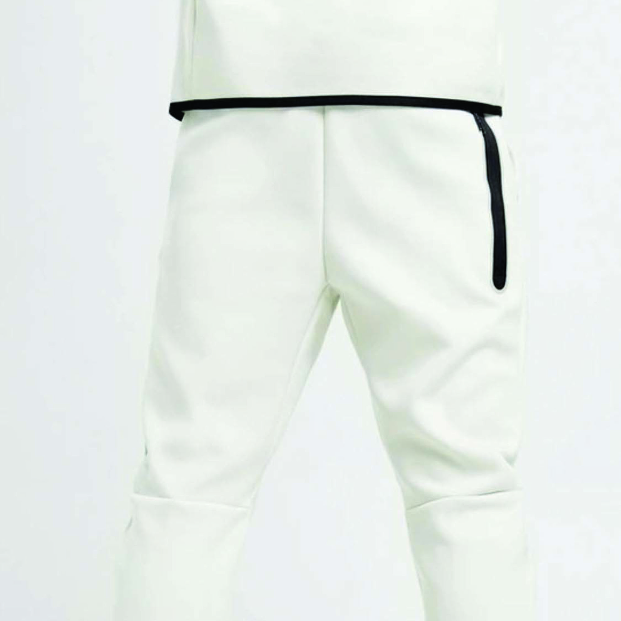 OEM Design Men's Tech Fleece Tracksuit 69% Cotton 31% Polyester White Full Zip Hoodie Joggers Sweatpants Sweatsuit Quick Dry