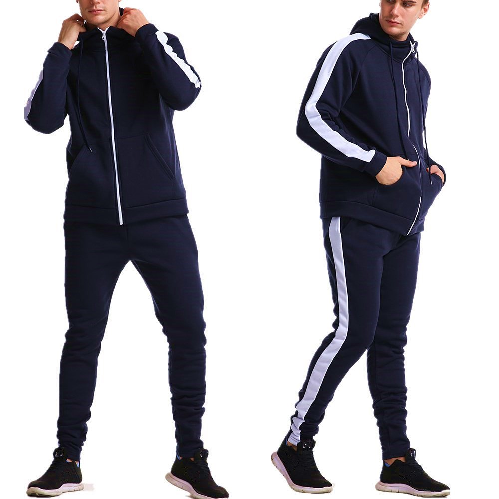 Manufacturers wholesale European and American men's big plush hoodies men's sportswear casual men's hoodies comfortable and conv