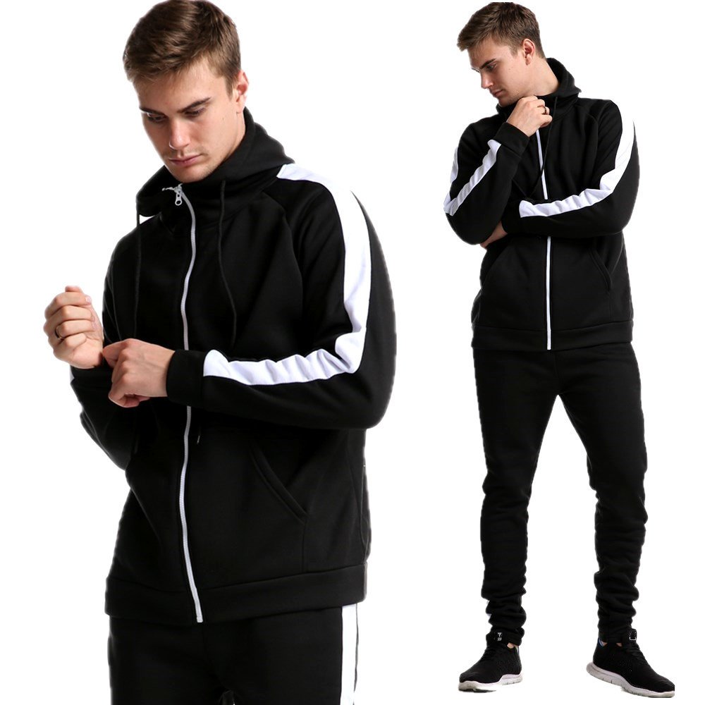 Manufacturers wholesale European and American men's big plush hoodies men's sportswear casual men's hoodies comfortable and conv