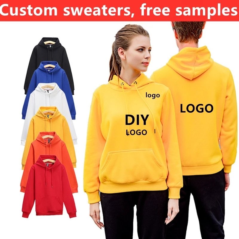 High Quality Plain Custom Sweatshirt Blank Hoodie Sport Wear Pullover Hoodies For Men