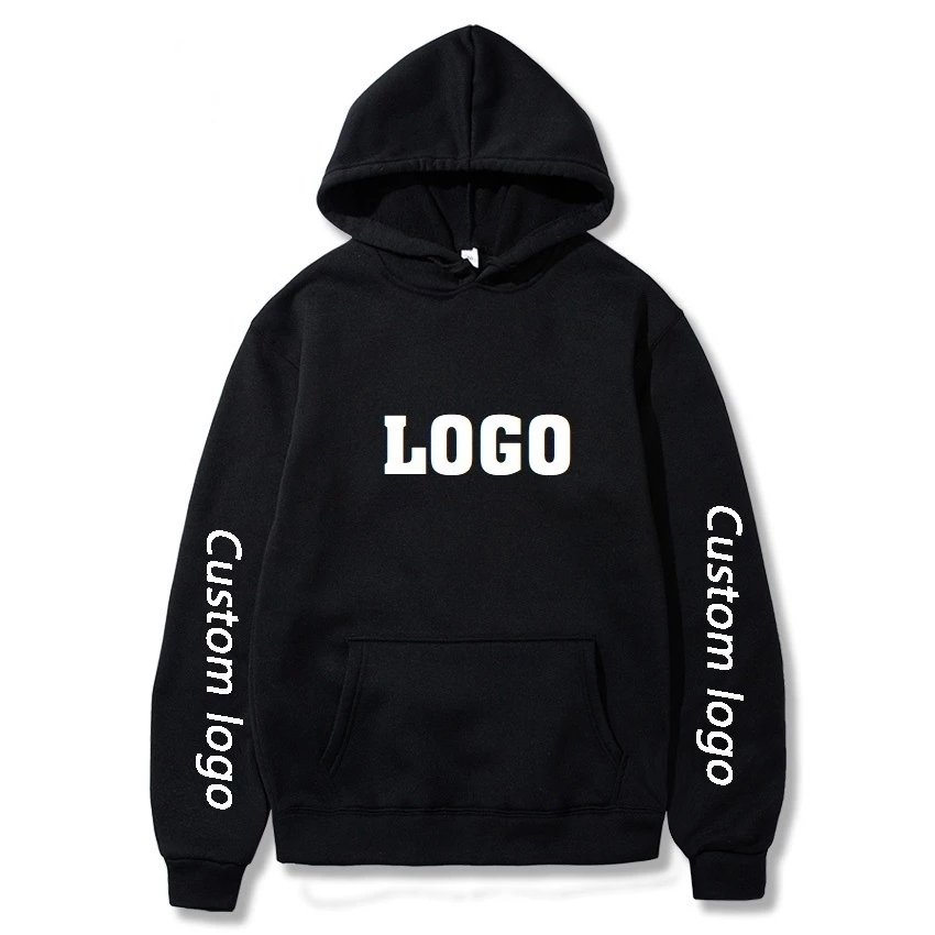 High Quality Plain Custom Sweatshirt Blank Hoodie Sport Wear Pullover Hoodies For Men