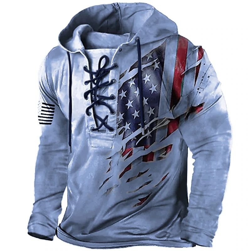 Men's Casual Long-Sleeved Pullover Hoodie T-Shirt Printed Sports Fitness Oversized Men's Hoodie For Autumn Pullover Large Size