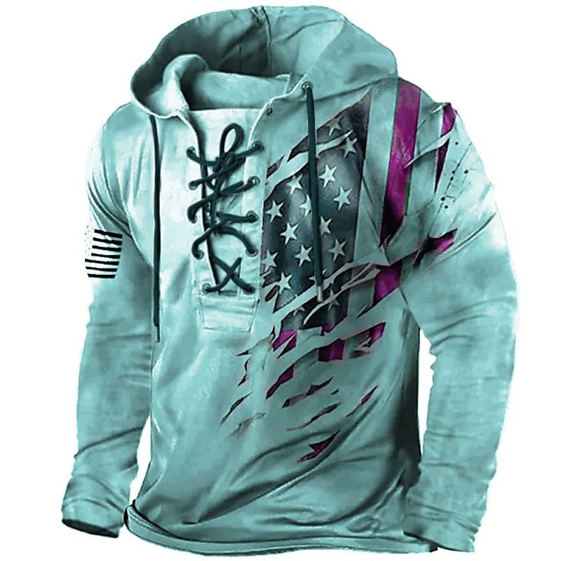 Men's Casual Long-Sleeved Pullover Hoodie T-Shirt Printed Sports Fitness Oversized Men's Hoodie For Autumn Pullover Large Size