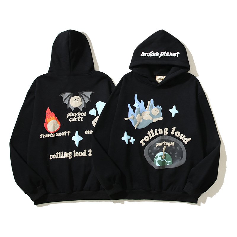Custom High Quality 3d Puff Printing Hoodie Heavy Weight 100% Cotton Pullover Men'S Hoodies