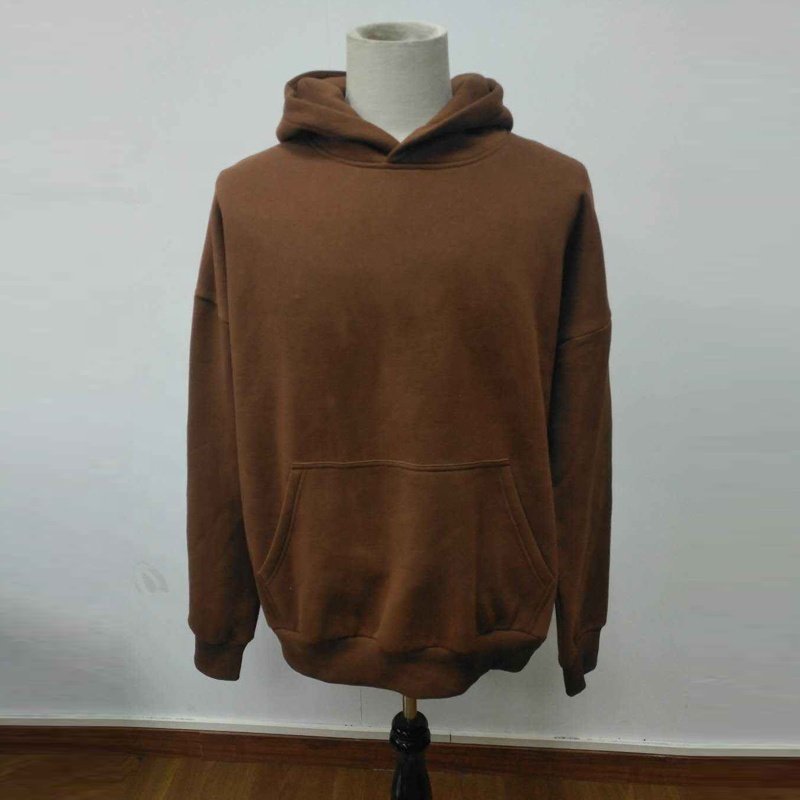 Wholesale Heavyweight High Quality Plain Hoodies Sweatshirt Unisex Hip Hop Oversized Custom Hoodie
