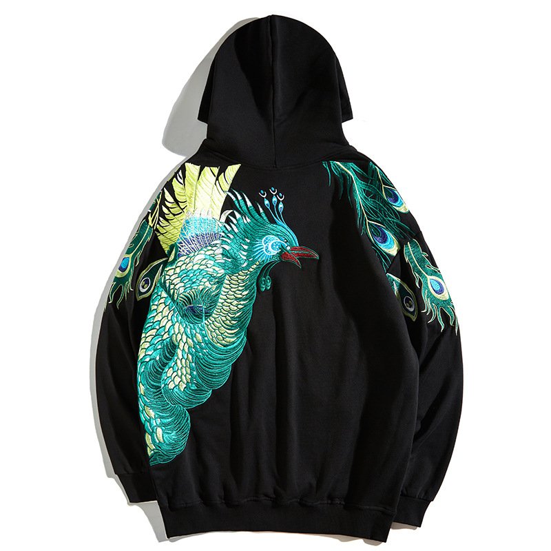 High Quality Embroidery Hoodie Custom Logo Embroidered Graphic Organic Cotton Oversize Men's Hoodies