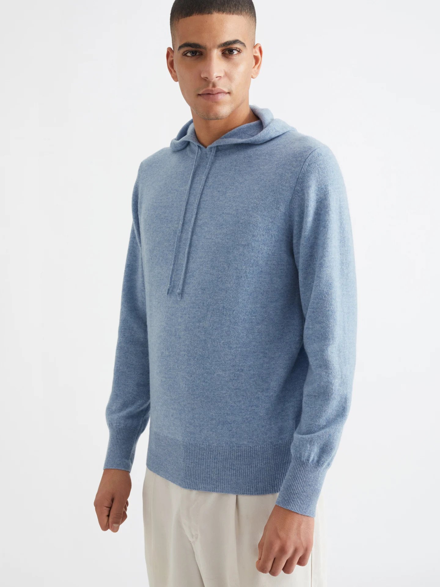 Casual and comfortable cashmere men hoodie