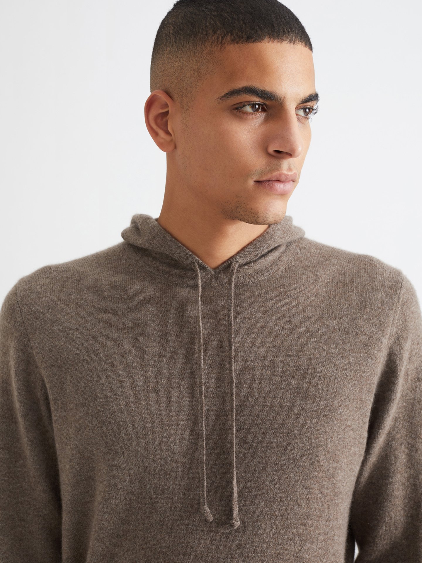 Casual and comfortable cashmere men hoodie